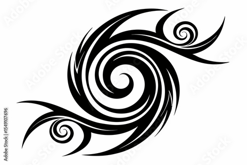 Colorful vector illustration of a raw steak featuring marbled red meat and white fat details in a cartoon style.