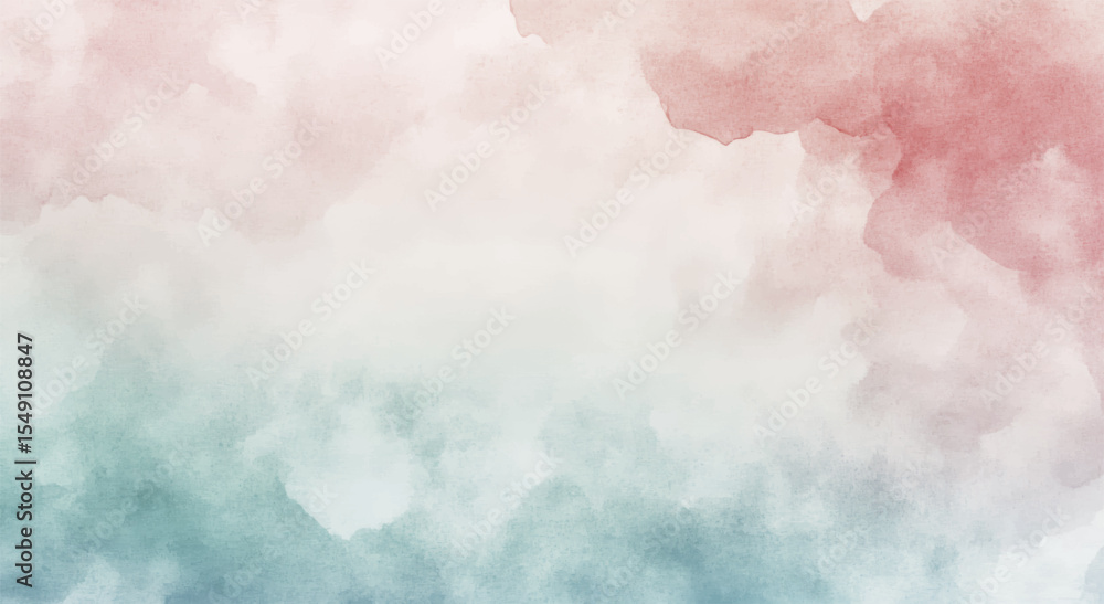 Fototapeta premium Abstract watercolor art background template. pink and blue watercolor backdrop empty space for text, banner, presentation or product display graphic design