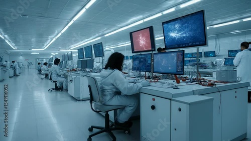 Operation of space mission control center during critical launch preparations in 2023.