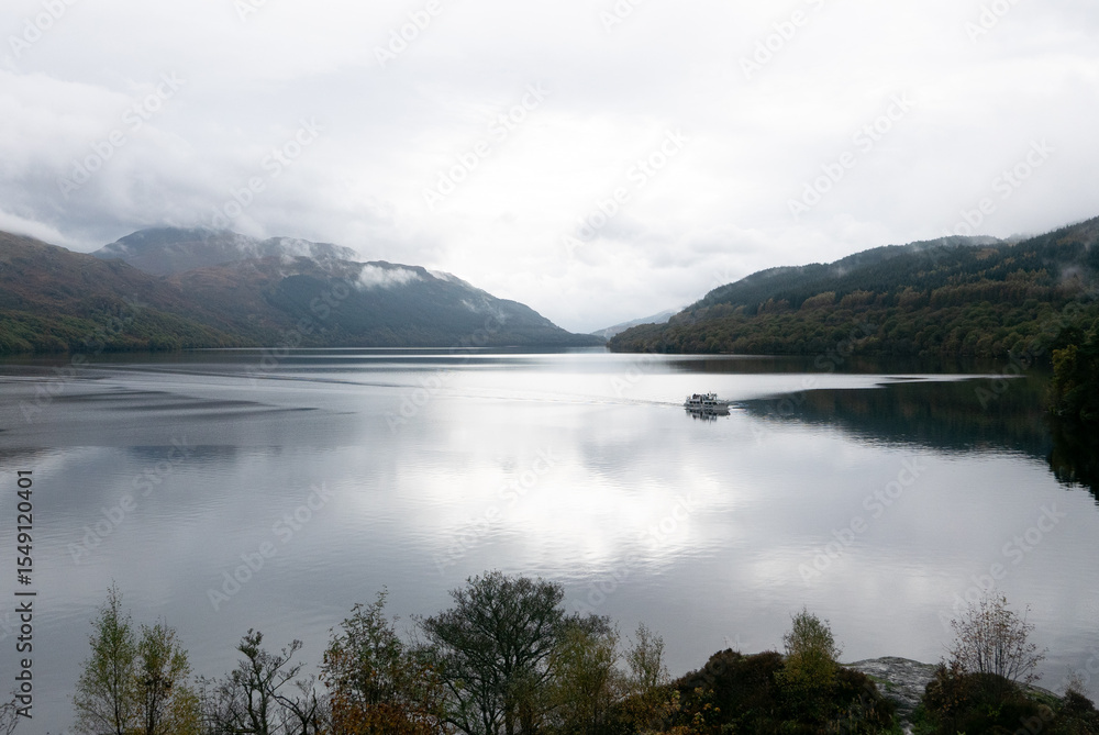 Obraz premium Vista Panoramica del Loch Lomond, Scozia