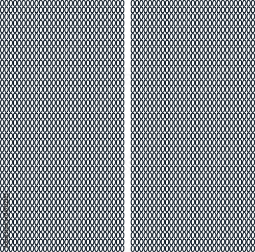 The texture consists of a dense mass in the form of small circles or zeros. There is an empty seam in the middle.