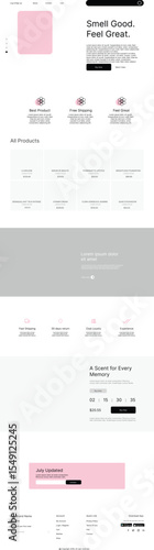 Perfume Store Website Landing Page