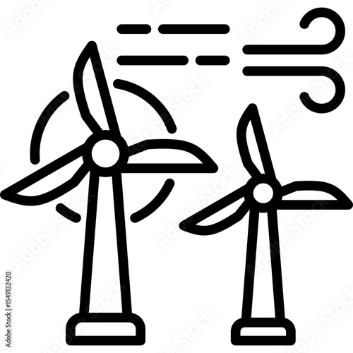 Wind Energy Icon