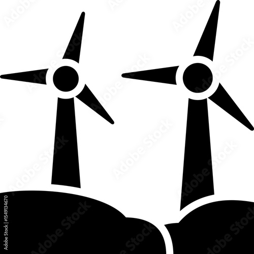 Wind Turbine Icon
