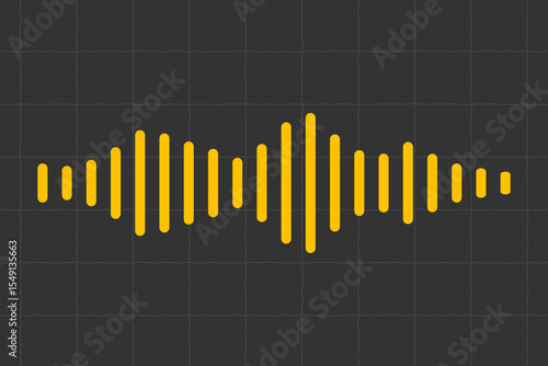 Podcast artwork template with visual element, abstract waves, retro color palette. Episode branding and online content covers
