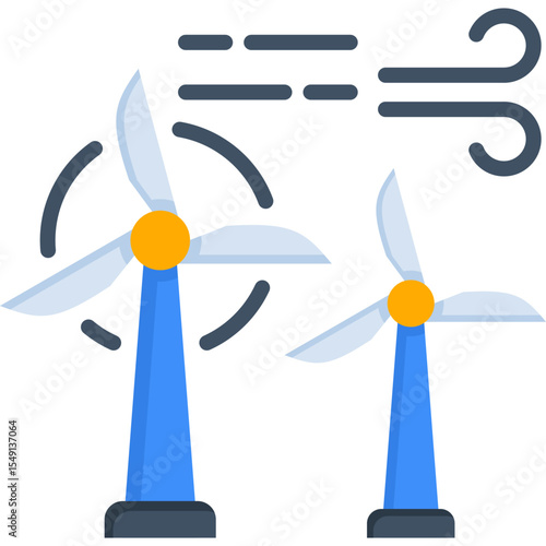 Wind Energy Icon