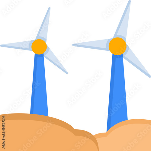 Wind Turbine Icon