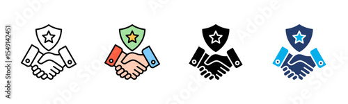 Reliability icon sheet multiple style collection