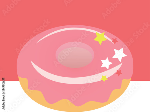 リングドーナツのイラスト