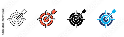 Goals icon sheet multiple style collection
