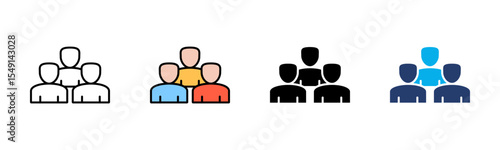 Customer icon sheet multiple style collection