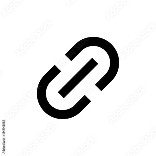 chain vector illustration of a symbol of peace symbol