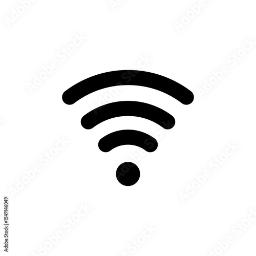 wi fi icon signal vector illustration 