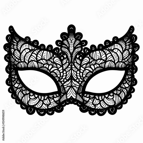 Lace masquerade mask