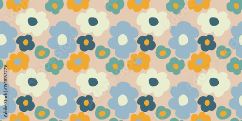 Floral seamless pattern. Vector design for paper, cover, fabric, interior decor and other users