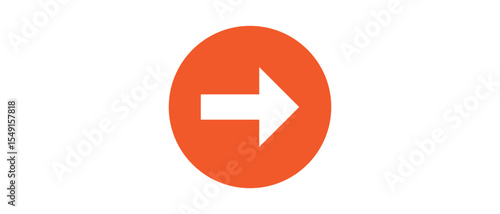 Free Download orange arrow icon on white background. flat style. arrow icon for your web site design, logo, app, UI. arrow indicated the direction symbol. curved arrow sign.  - GFXLoad