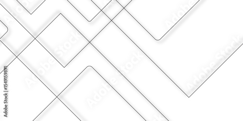 Abstract modern white design features subtle shadows . Modern white and gray technology concept diamond triangle geometric line background . abstract tech banner design. Graphic design element stripe