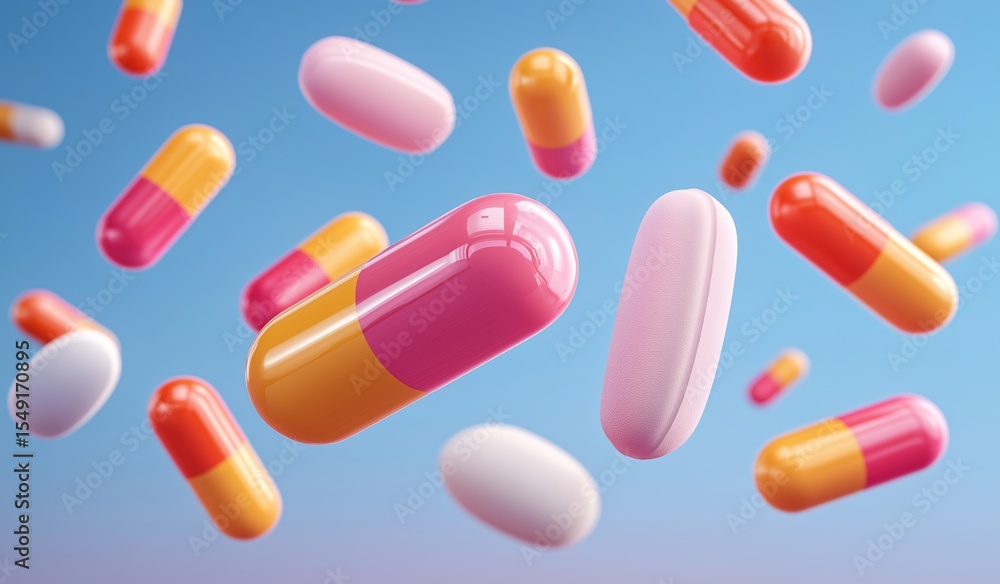 An array of multicolored pharmaceutical pills and capsules, including opioids, vitamins, and a variety of medicines, scattered across a surface, representing healthcare and medication diversity. An array of multicolored pharmaceutical pills and capsules, including opioids, vitamins, and a variety of medicines, scattered across a surface, representing healthcare and medication diversity.