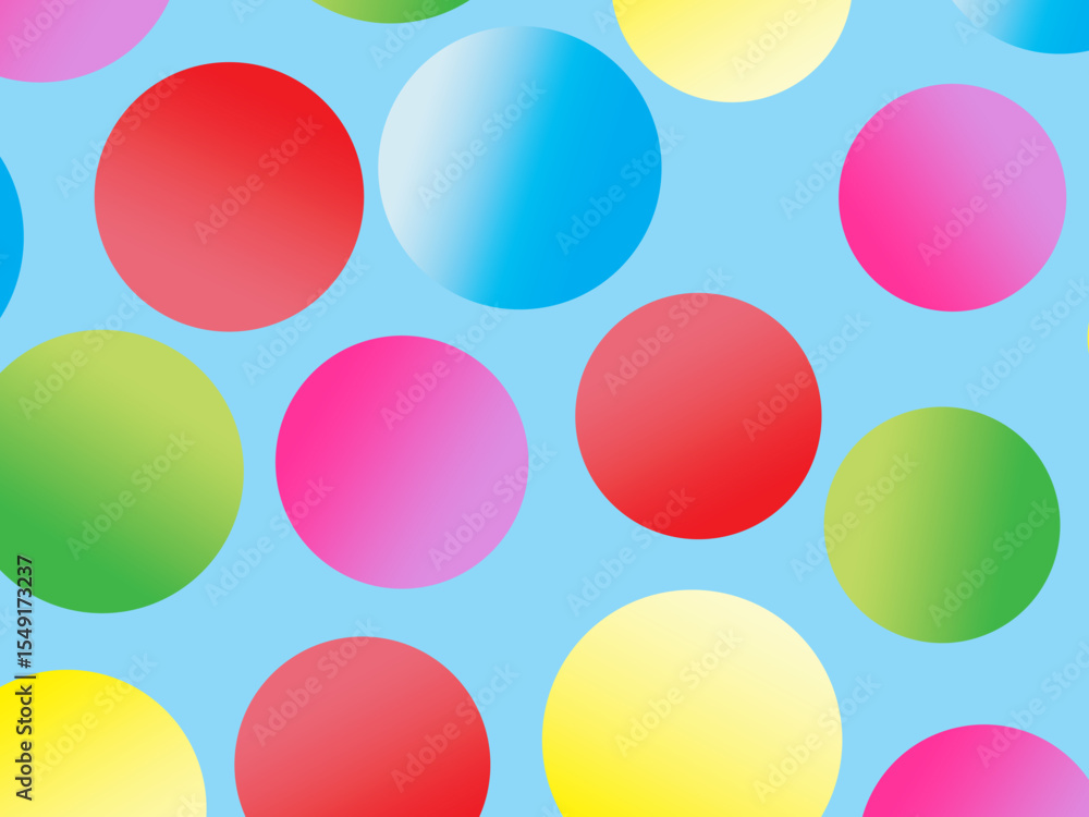 The background is full of bright colorful circles in various sizes and color gradients, creating a dynamic abstract pattern. The background is full of bright colorful circles in various sizes and color gradients, creating a dynamic abstract pattern.