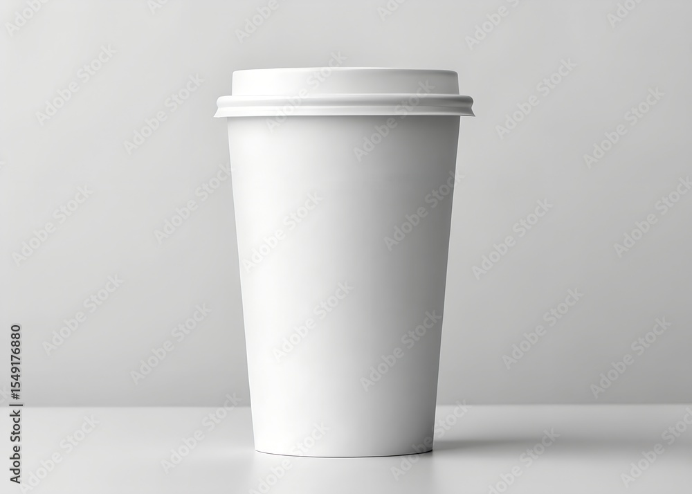Disposable Paper Cup Mockup Clean, Minimalist Design for Branding and Marketing Projects. Perfect for showcasing your beverage logo or design on a simple, elegant white cup Disposable Paper Cup Mockup Clean, Minimalist Design for Branding and Marketing Projects. Perfect for showcasing your beverage logo or design on a simple, elegant white cup