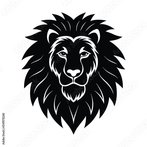 Wallpaper Mural lion head vector Torontodigital.ca