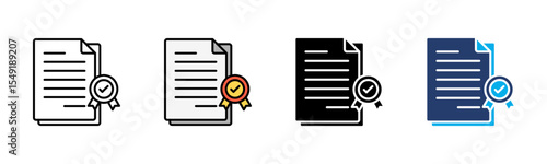 Standards icon sheet multiple style collection