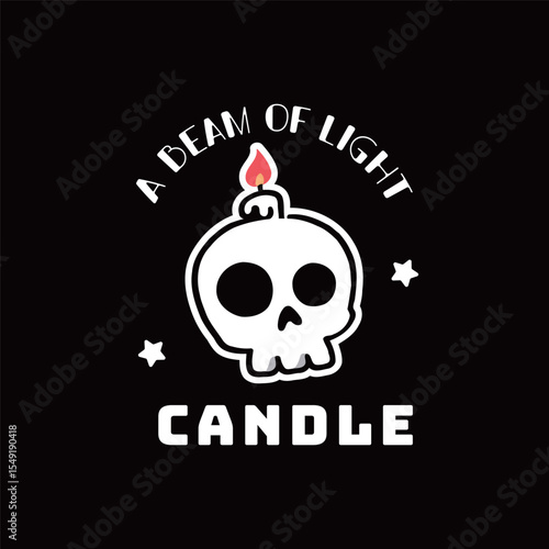 Halloween Illustration, Skull, Bones, Skeleton, Pumpkin, Witch, Cat, Spooky, Happy Halloween