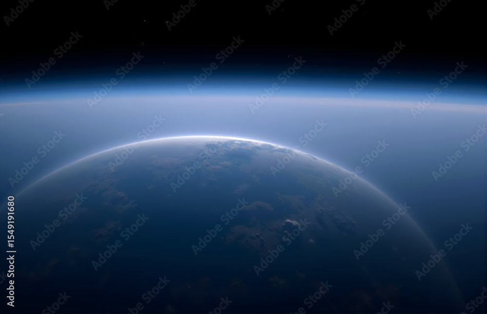 Fototapeta premium Earth Viewed from Space
