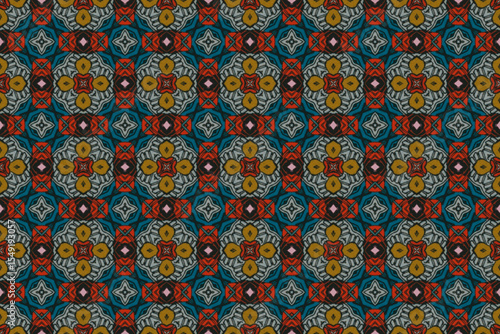 Seamless Interior Decoration Background Design Graphic Symmetric Wallpaper Cloth Texture Perspective Tile Luxury Fabric Template Textile Art Fashion Visual Geometric Digital Endless Shape Pattern.