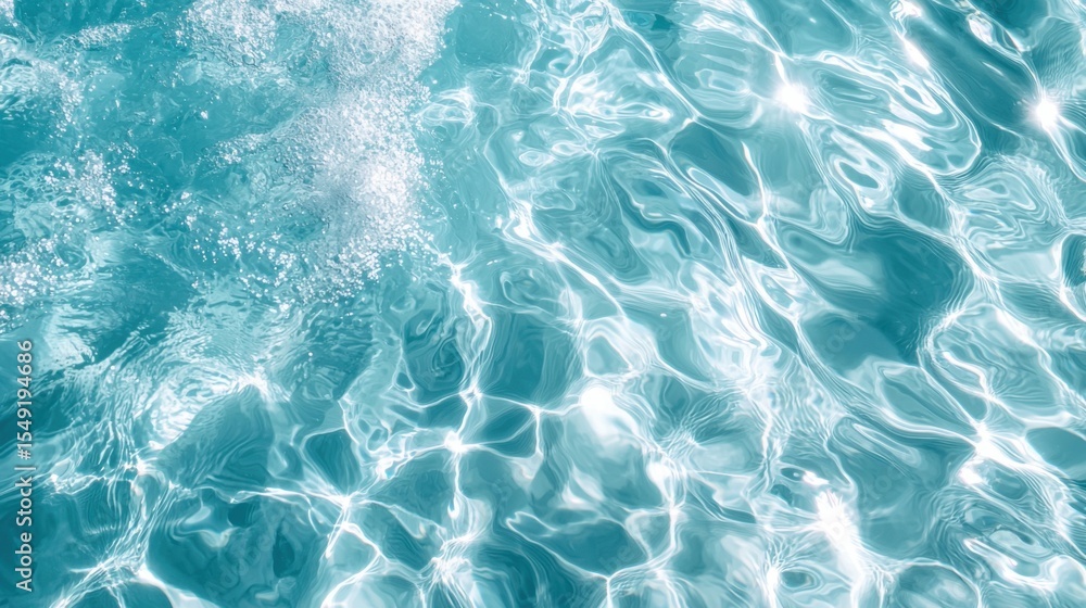 Obraz premium abstract blue color water wave, pure natural swirl pattern texture, background photography