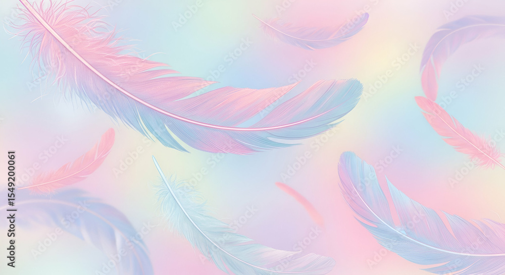 pastel colour feather abstract background pastel colour feather abstract background