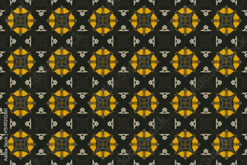 Seamless Interior Decoration Background Design Graphic Symmetric Wallpaper Cloth Texture Perspective Tile Luxury Fabric Template Textile Art Fashion Visual Geometric Digital Endless Shape Pattern.