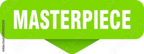masterpiece sticker. masterpiece sign on transparent background
