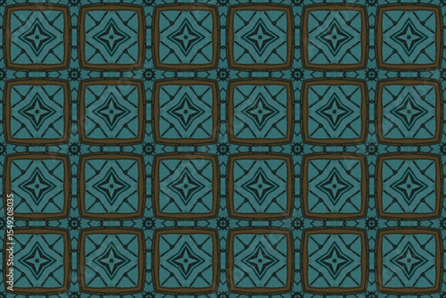 Seamless Interior Decoration Background Design Graphic Symmetric Wallpaper Cloth Texture Perspective Tile Luxury Fabric Template Textile Art Fashion Visual Geometric Digital Endless Shape Pattern.