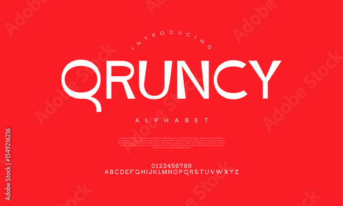 Bold and dynamic display font with strong curves and geometric appeal, perfect for branding and promo