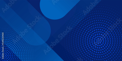 Abstract blue background with glowing geometric lines. Modern blue gradient square shape design. Futuristic technology concept. Suit for brochure, corporate, website, poster, banner, cover modern