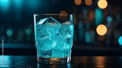 A cocktail that glows like a fragment of deep space — swirling with cosmic energy and served in perfect darkness. This is more than a drink; it's an experience, where futuristic mixology meets cinemat