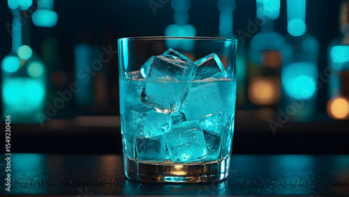 A cocktail that glows like a fragment of deep space — swirling with cosmic energy and served in perfect darkness. This is more than a drink; it's an experience, where futuristic mixology meets cinemat