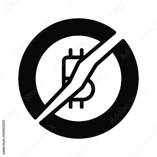 Check out this glyph icon of bitcoin halving