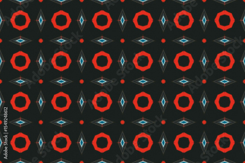 Seamless Interior Decoration Background Design Graphic Symmetric Wallpaper Cloth Texture Perspective Tile Luxury Fabric Template Textile Art Fashion Visual Geometric Digital Endless Shape Pattern.