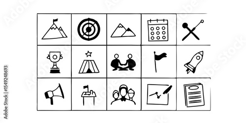 Fashion Design and Needlework Graphic Collection - Isolated Elements