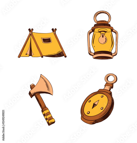 Outdoor Adventure Elements Collection