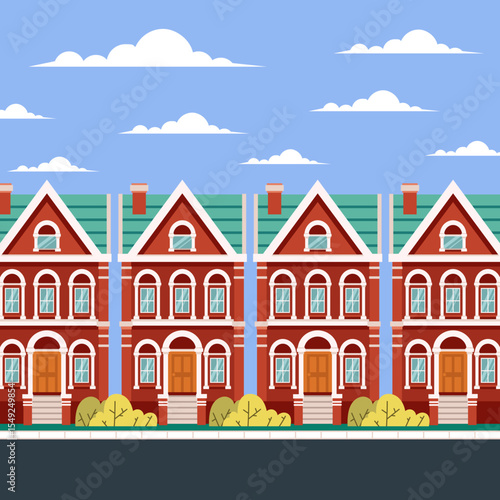 victorian style residential spaces city