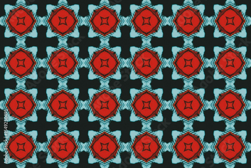 Seamless Interior Decoration Background Design Graphic Symmetric Wallpaper Cloth Texture Perspective Tile Luxury Fabric Template Textile Art Fashion Visual Geometric Digital Endless Shape Pattern.