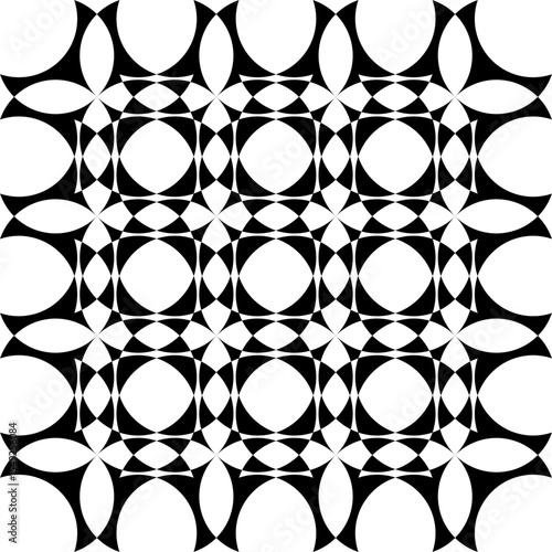 black and white seamless pattern monochrome  wallpaer background glower .