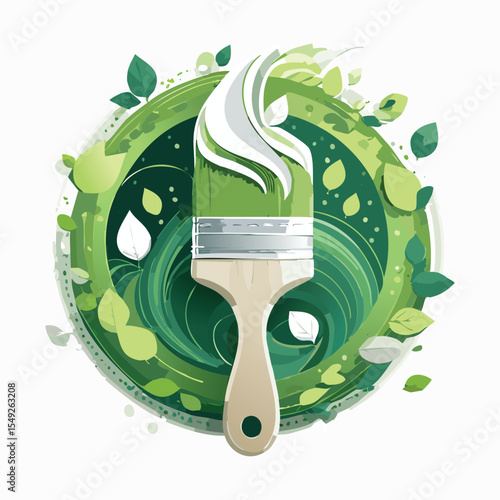 circular logo for an art therapist that works 