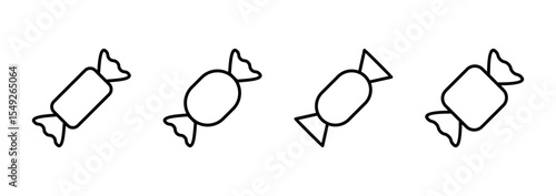 Candy icon vector. candy sign and symbol.