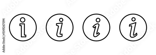 Information sign icon vector. about us sign and symbol. question mark icon