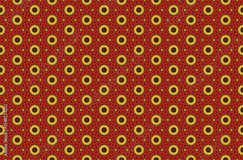 Seamless Interior Decoration Background Design Graphic Symmetric Wallpaper Cloth Texture Perspective Tile Luxury Fabric Template Textile Art Fashion Visual Geometric Digital Endless Shape Pattern.