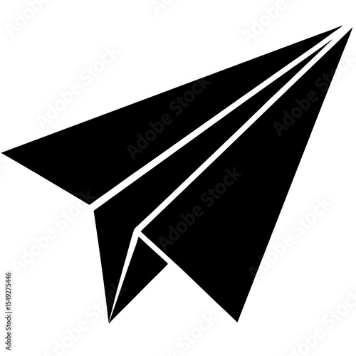 paper plane vector